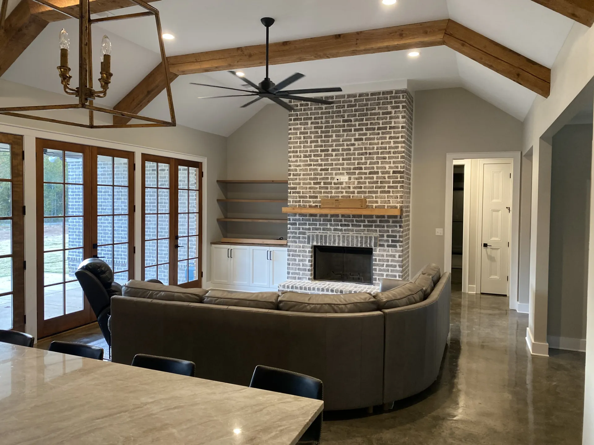 A custom home built by Upchurch builders.